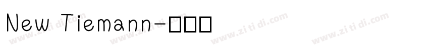 New Tiemann字体转换